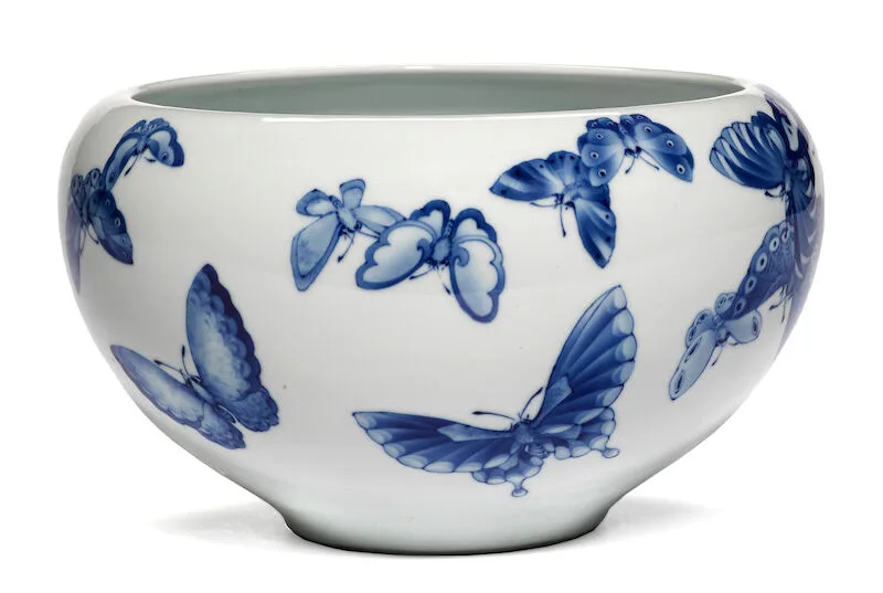 A large studio ware vase By Makuzu Kozan (1842-1916)