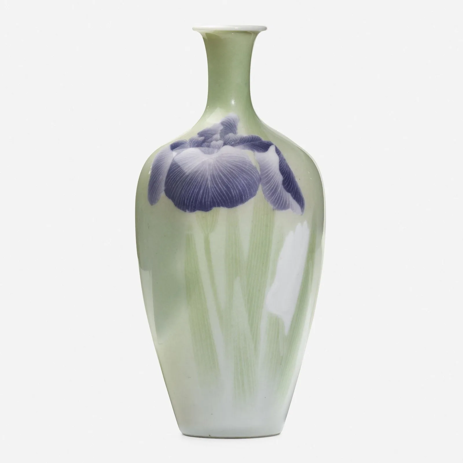 Makuzu K?zan, Vase with iris