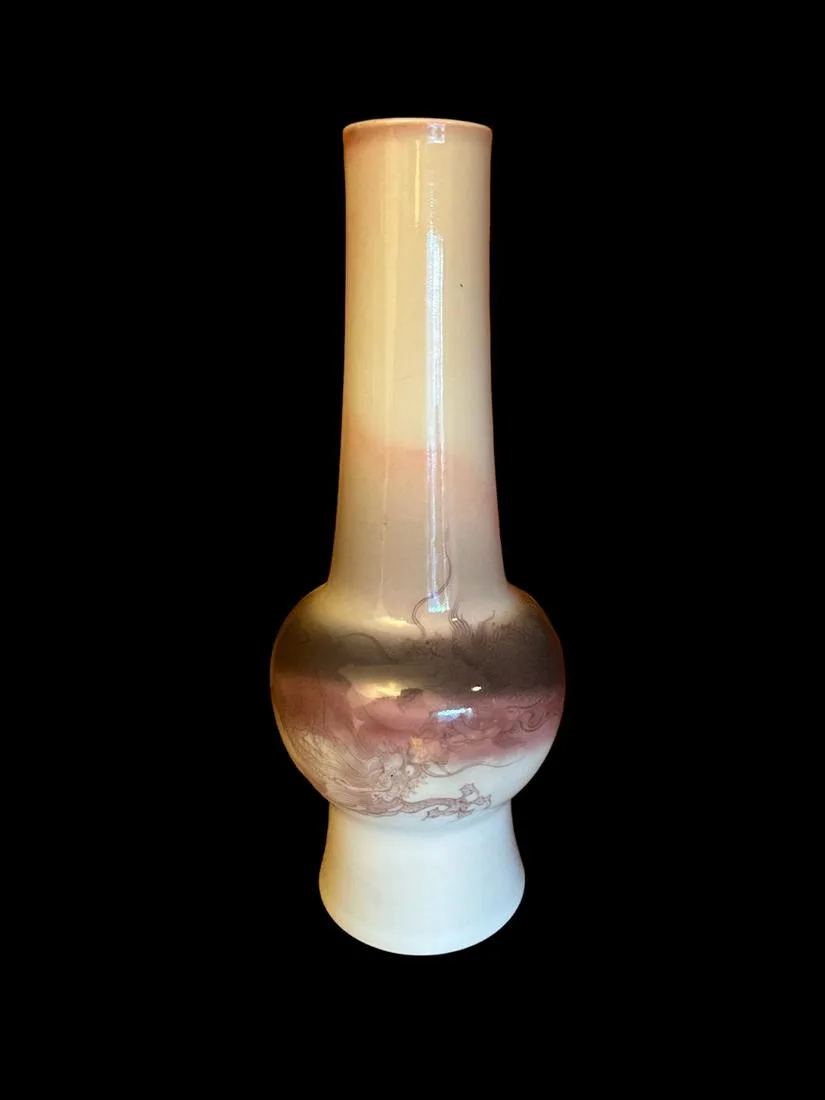 Fine Japanese Ceramic Vase Makuzu Kozan Meiji Period