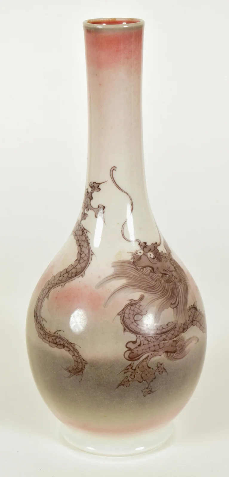Japanese Porcelain Vase, Signed Makuzu Kozan