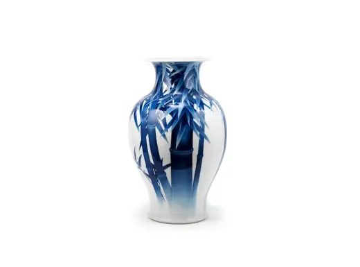 A large blue and white 'bamboo' vase By Makuzu Kozan, Meiji Period — Bonhams, 2017-05-09, lot 456: GBP 13,750 